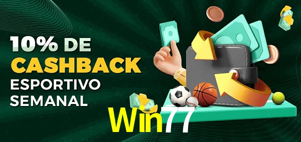 10% de bônus de cashback na Win77